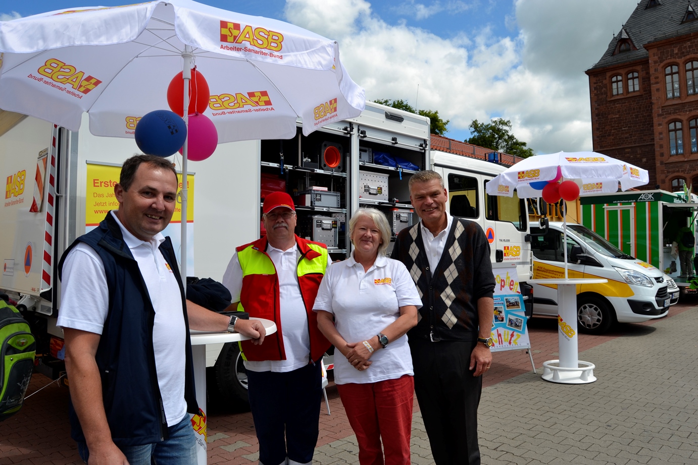 Der Arbeiter-Samariter-Bund auf dem 21. Sachsen-Anhalt-Tag in Eisleben