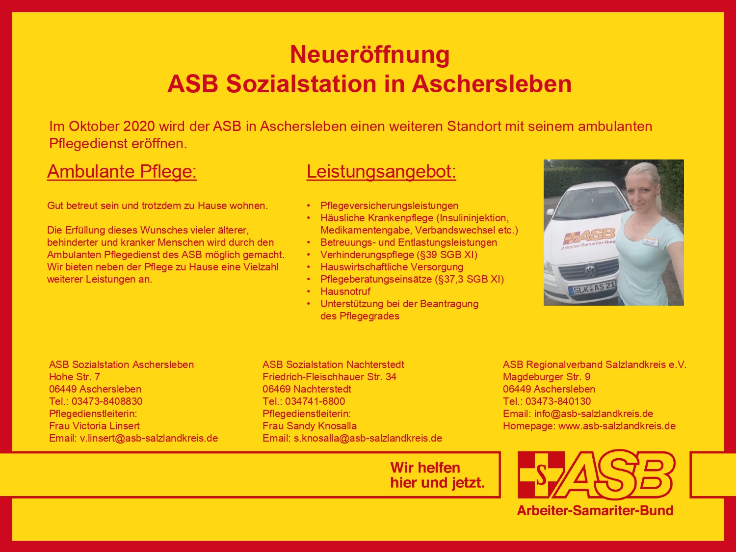 Aus dem Dornröschenschlaf erwacht! Alter Verwaltungssitz in Aschersleben wird zu moderner ASB-Sozialstation des Regionalverbandes Salzlandkreis.