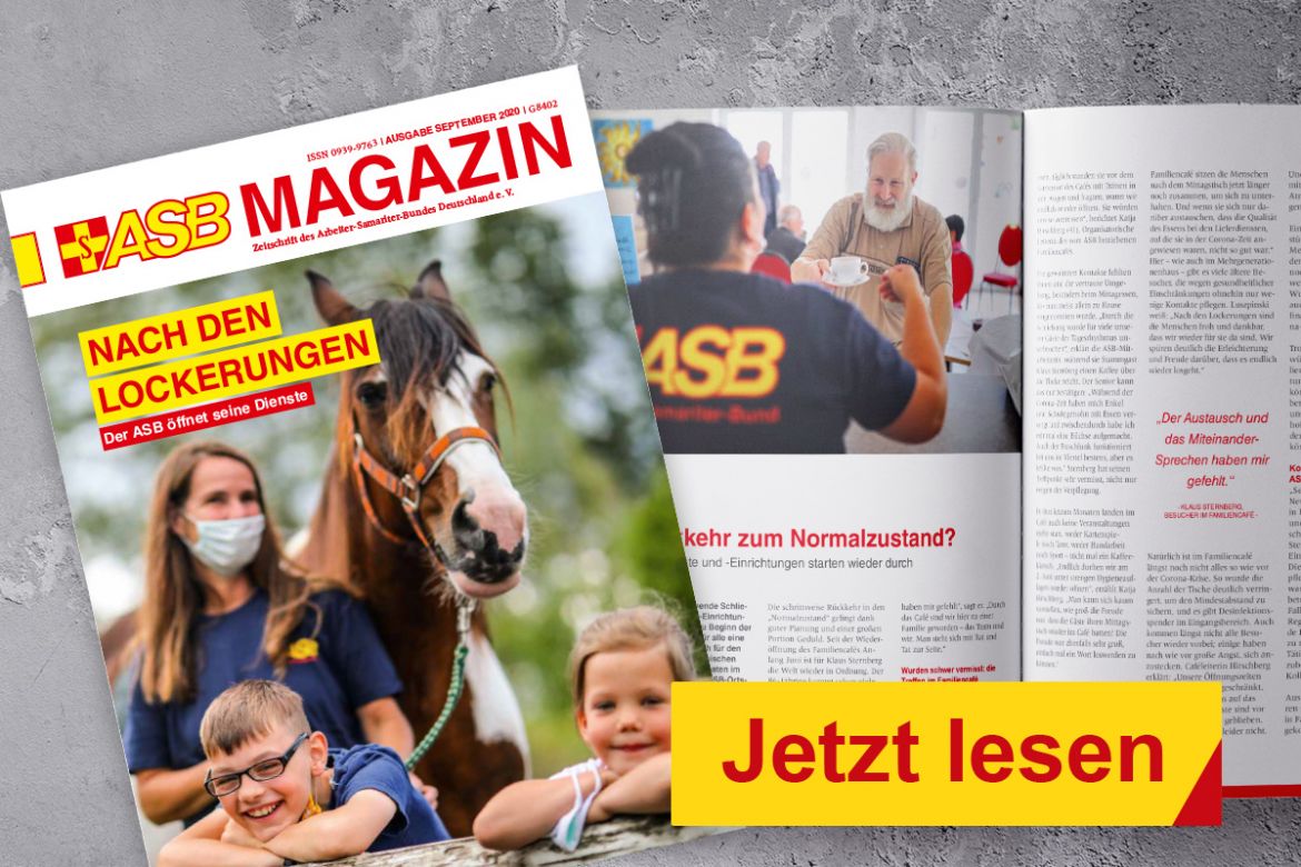 Der ASB lebt von Menschen, die sich freiwillig und kreativ, besonders in Krisenzeiten, für das Gute engagieren: Unsere Corona-Helden!