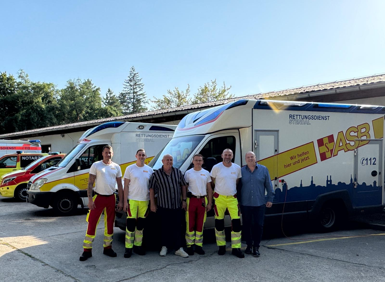 Zu Gast in der ASB-Rettungswache Tangerhütte